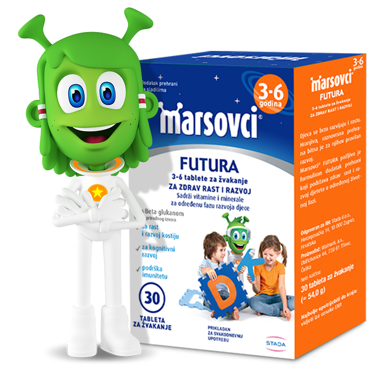 Marsovci - Futura 3-6 tablete za žvakanje